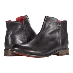 BEDSTU Yurisa Black Rustic Leather Boots Size 7